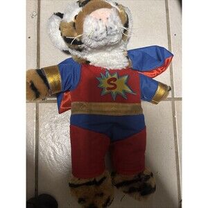 Teddy Mountain 16" Plush Tiger Superman Outfit Stuffed Animal